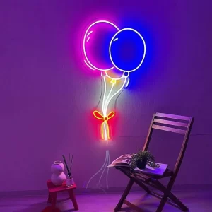 ballons néon