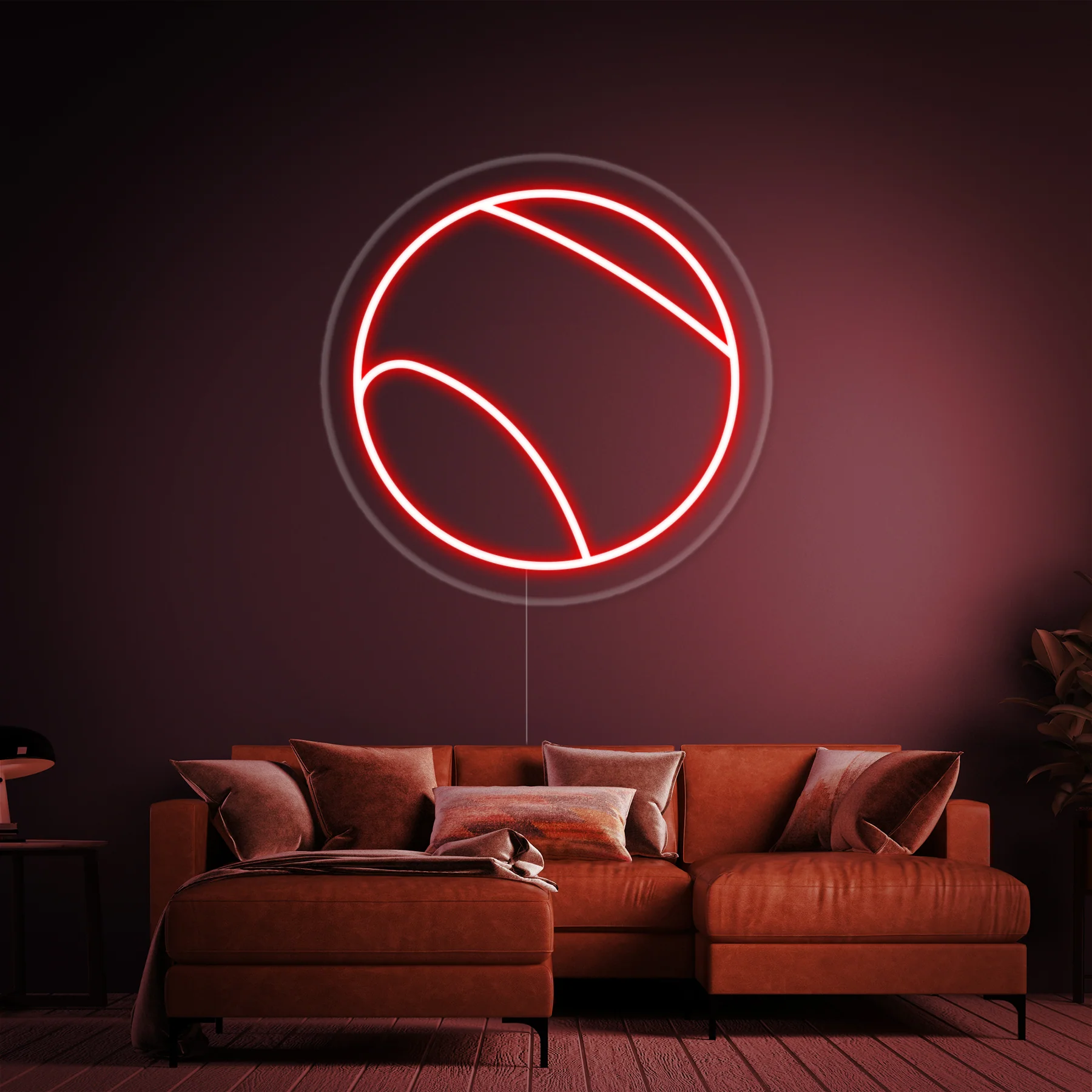 Balle de tennis néon